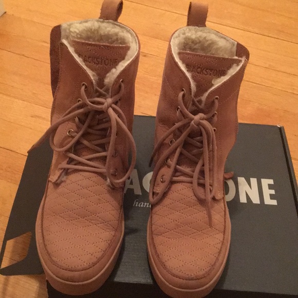 Blackstone QL64 with Genuine Shearling Lining in Cafe Au Lait Leather (size 39) - Picture 2 of 9